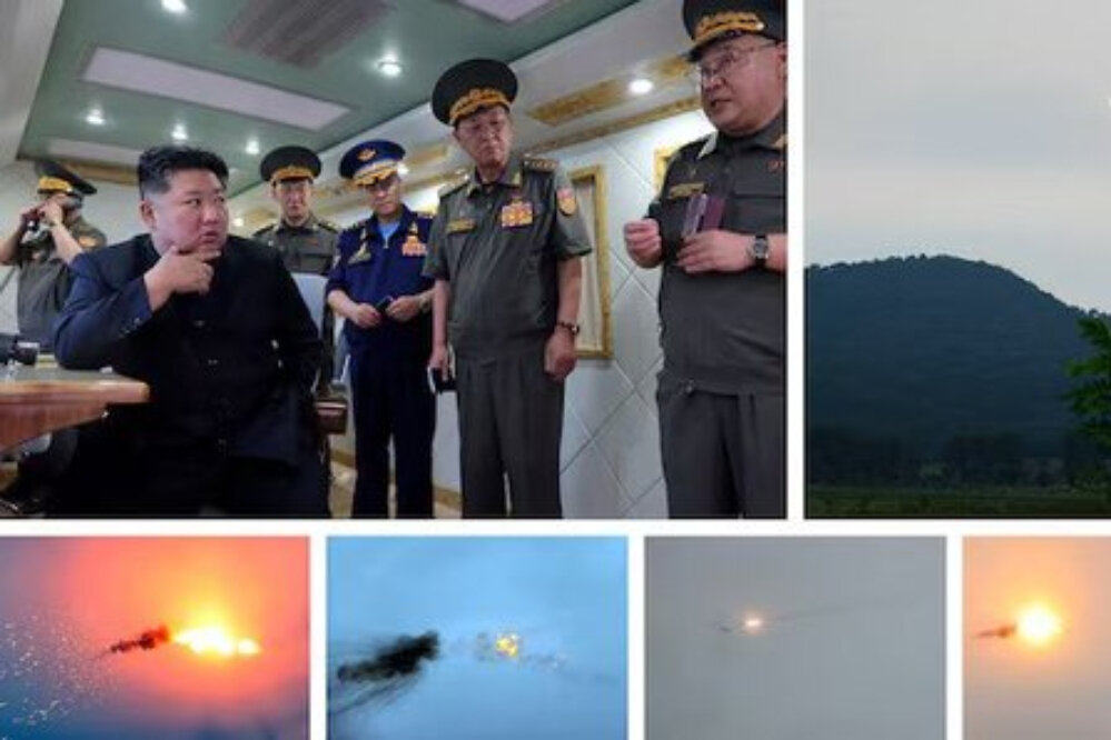 N. Korea test-fires new air defense missiles