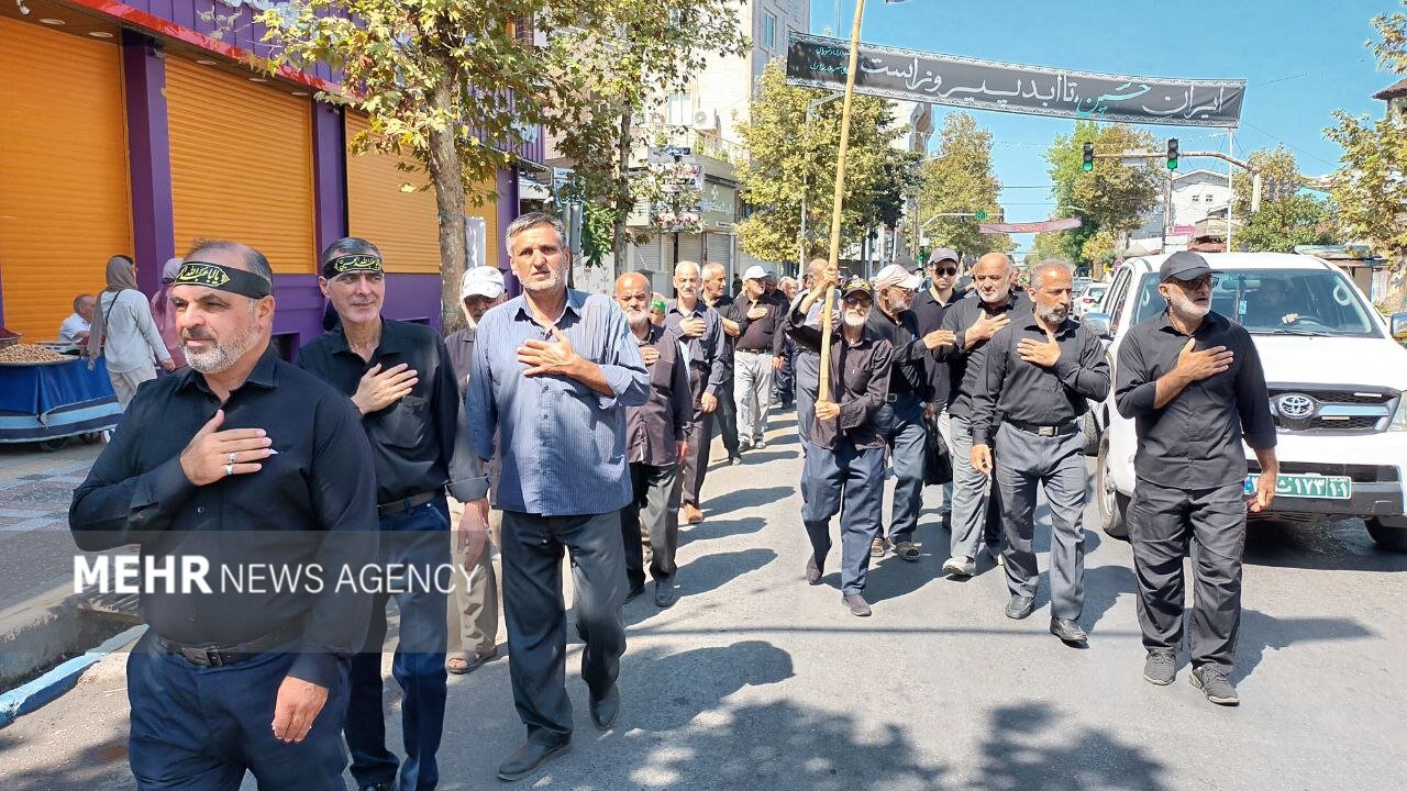 گیلان در سالروز شهادت امام رضا (ع) غرق ماتم شد گیلان در سالروز شهادت امام رضا (ع) غرق ماتم شد