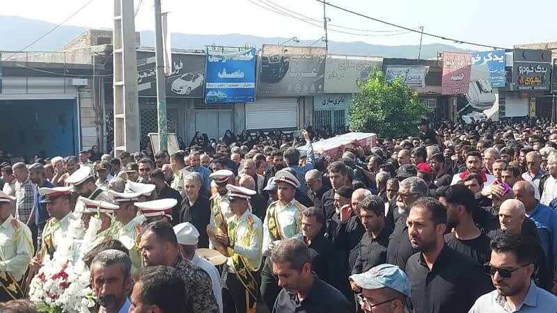 تشییع پیکر مطهر شهید«حسن تولی» همزمان با سالروز شهادت امام رضا (ع)