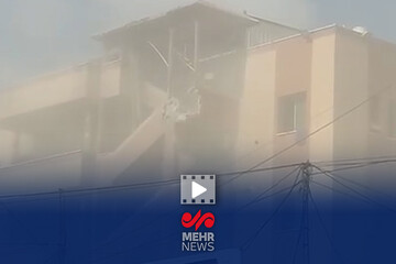 لحظه حمله مستقیم رژیم صهیونیستی به امدادگران هنگام انتقال پیکر شهدا