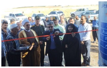 افتتاح پروژه آبرسانی به روستای قروچای دهگلان