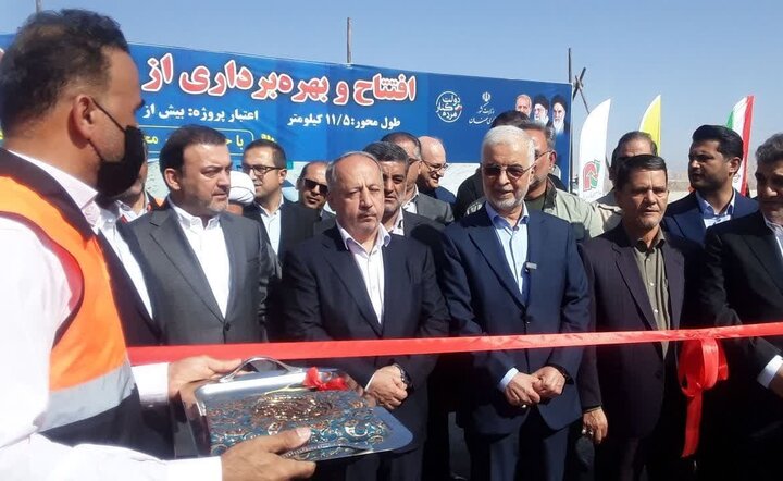 یک پروژه راهسازی در استان سمنان افتتاح شد