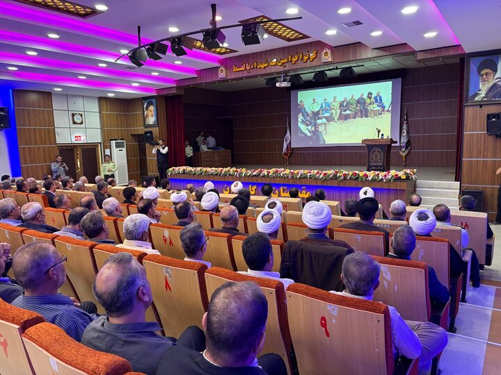 مراسم تکریم و معارفه فرمانده انتظامی کردستان در سنندج برگزار شد