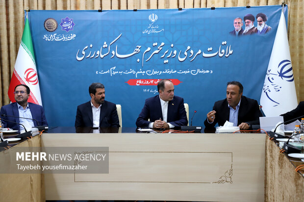 سفر وزیرجهاد کشاورزی‌ به همدان