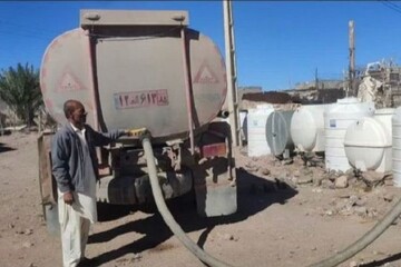 توزیع ۶۳۵ تانکر ذخیره آب بین عشایر سیستان و بلوچستان