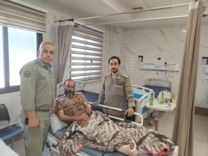 محیطبان مهدیشهری حین انجام مأموریت مصدوم شد