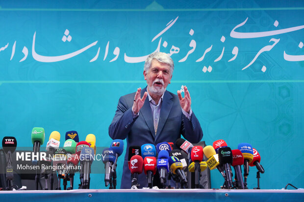 نشست خبری وزیر فرهنگ و ارشاد اسلامی 12