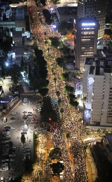 تظاهرات در تلاویو