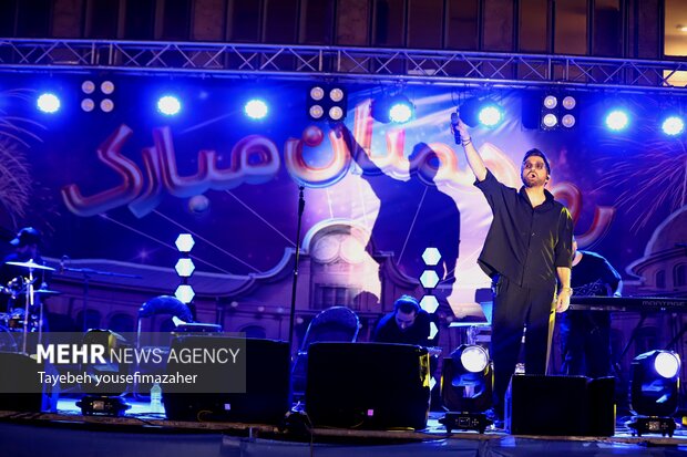 کنسرت علی لهراسبی در جشن بزرگ همدان