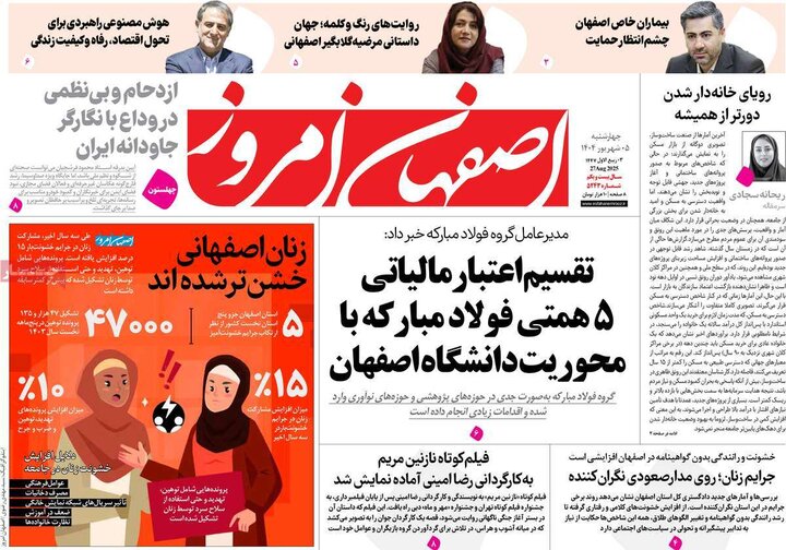 روزنامه‌های اصفهان