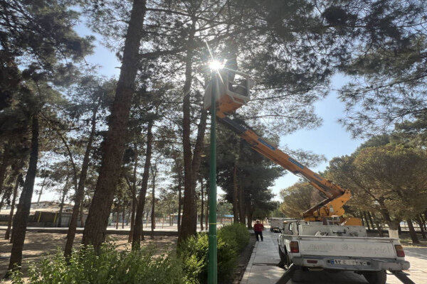 پروژكتور،نصب،دستگاه،بوستان،منطقه،اقدامات