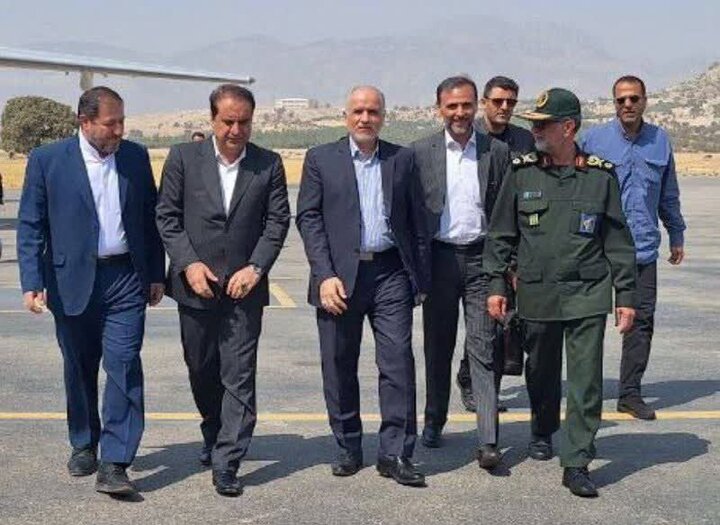 وزیر دادگستری وارد ایلام شد وزیر دادگستری وارد ایلام شد