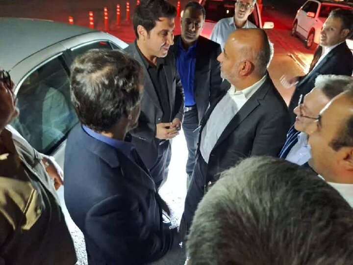 وزیر تعاون، کار و رفاه اجتماعی وارد سنندج شد