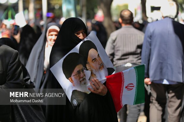 راهپیمایی جمعه خشم و نصر در اردبیل