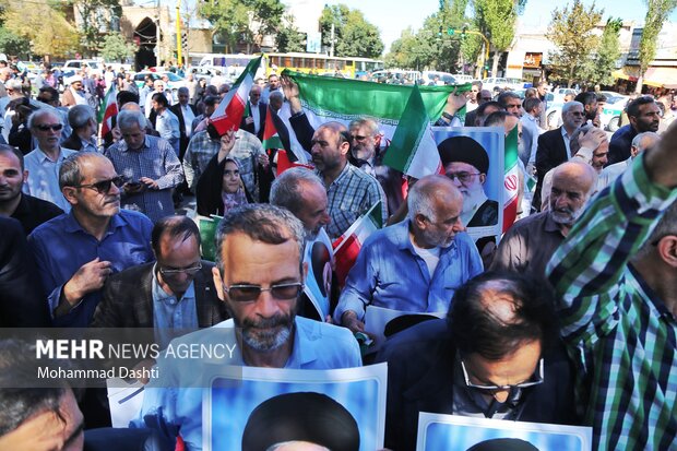 راهپیمایی جمعه خشم و نصر در اردبیل