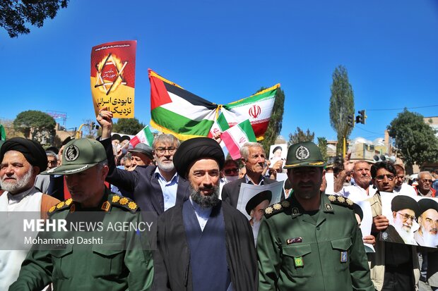 راهپیمایی جمعه خشم و نصر در اردبیل