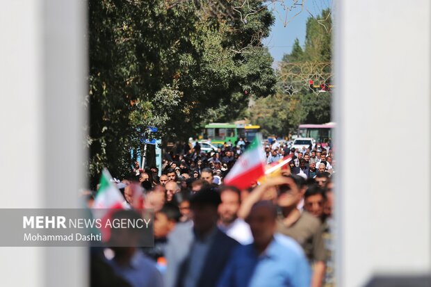 راهپیمایی جمعه خشم و نصر در اردبیل