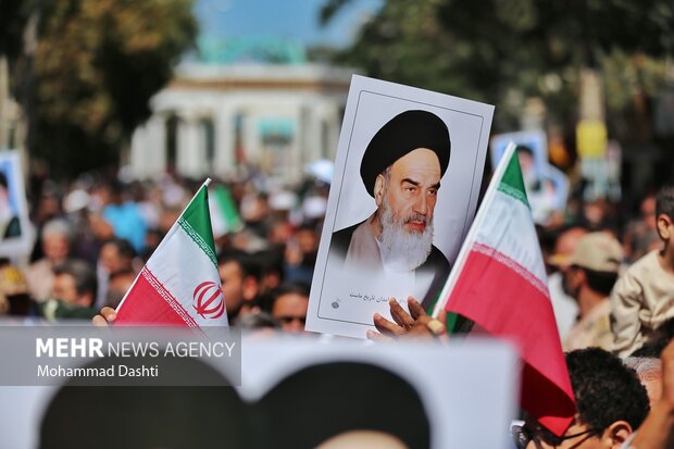 راهپیمایی جمعه خشم و نصر در اردبیل