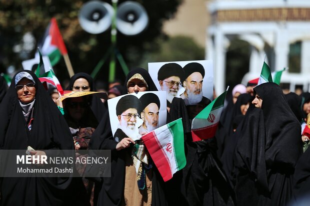 راهپیمایی جمعه خشم و نصر در اردبیل