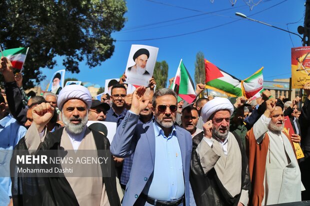 راهپیمایی جمعه خشم و نصر در اردبیل
