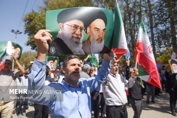 راهپیمایی بشارت نصر در استان تهران برگزار شد