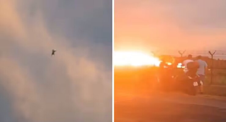 Polish F-16 crashes during airshow rehearsal