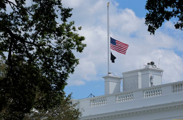 US flag at White House flown at half-mast