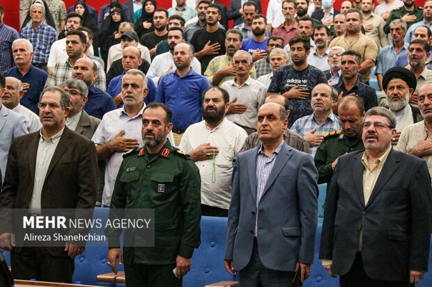 اجلاسیه شهدای پشتیبانی دومین کنگره ۸۰۰۰ شهید دفاع مقدس استان گیلان