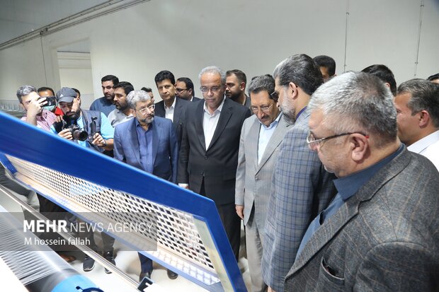 افتتاح کارخانه بزرگ بافندگی در ایرانشهر با حضور وزیر صمت