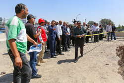 بازدید خبرنگاران از پروژه‌های شهری قزوین