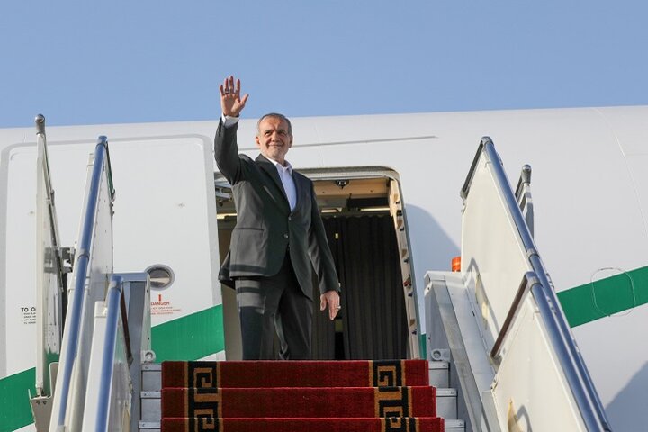 پزشکیان پکن را به مقصد تهران ترک کرد
