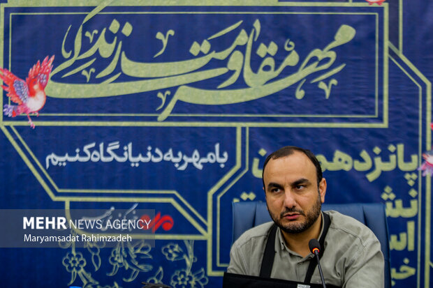 احمد مداحی مديرعامل سازمان رسانه‌ای سپهر در پانزدهمین نشست مدیران استانی خبرگزاری مهر - شیراز
