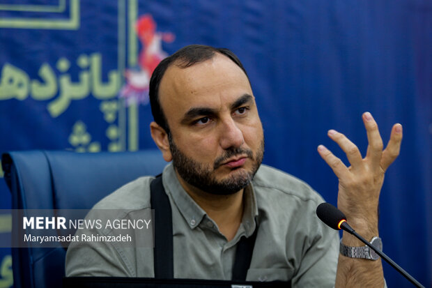 احمد مداحی مديرعامل سازمان رسانه‌ای سپهر در پانزدهمین نشست مدیران استانی خبرگزاری مهر - شیراز