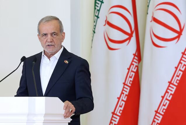 President Pezeshkian condemns Israeli regime attack on Hamas