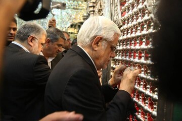 معاون اول رئیس جمهور به زیارت حرم عبدالعظیم حسنی(ع) رفت