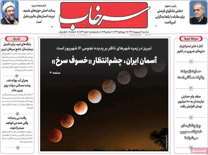 روزنامه های آذربایجان‌شرقی
