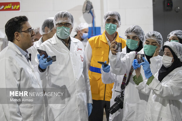 بازدید از کشتارگاه صنعتی طیور در زنجان