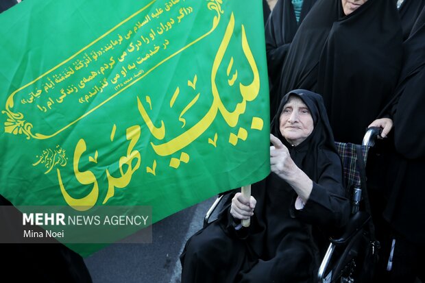 مراسم تجدید بیعت مردم تبریز با حضرت حجه ابن الحسن العسکری (عج)