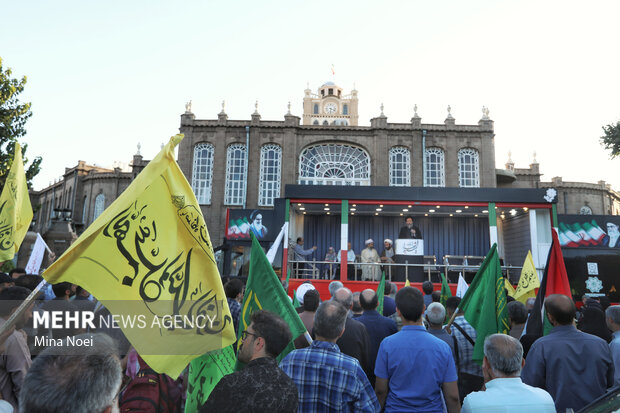 مراسم تجدید بیعت مردم تبریز با حضرت حجه ابن الحسن العسکری (عج)