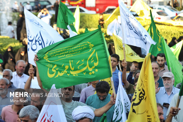 مراسم تجدید بیعت مردم تبریز با حضرت حجه ابن الحسن العسکری (عج)