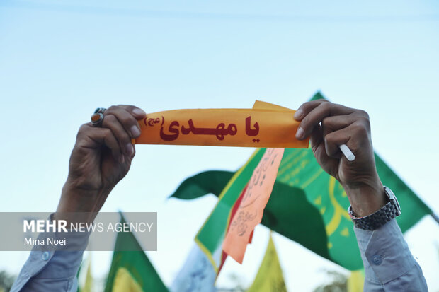 مراسم تجدید بیعت مردم تبریز با حضرت حجه ابن الحسن العسکری (عج)