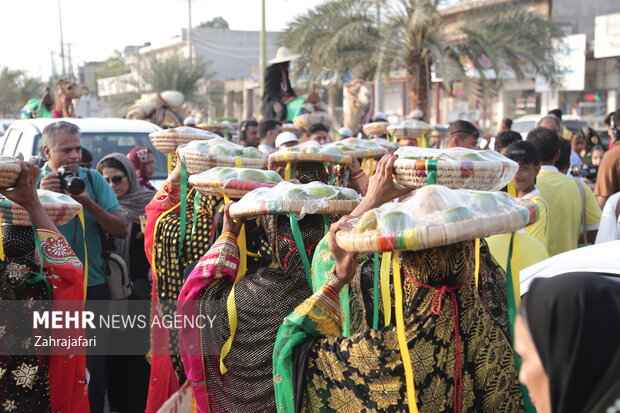 جشن شکرگزاری انبه و یاسمین گل میناب