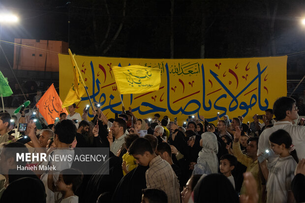 مراسم جشن بیعت با امام زمان(عج) در گرگان