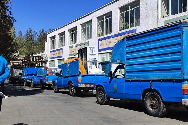 دومین کاروان تجهیزات آموزشی راهی مدارس خراسان جنوبی شد دومین کاروان تجهیزات آموزشی راهی مدارس خراسان جنوبی شد