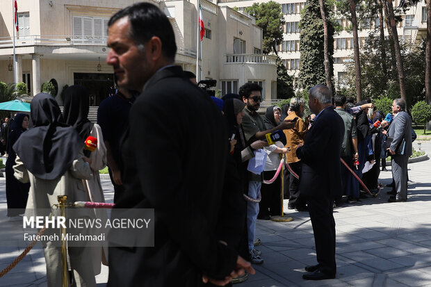 Sidelines of Iranian cabinet meeting on Wed.
