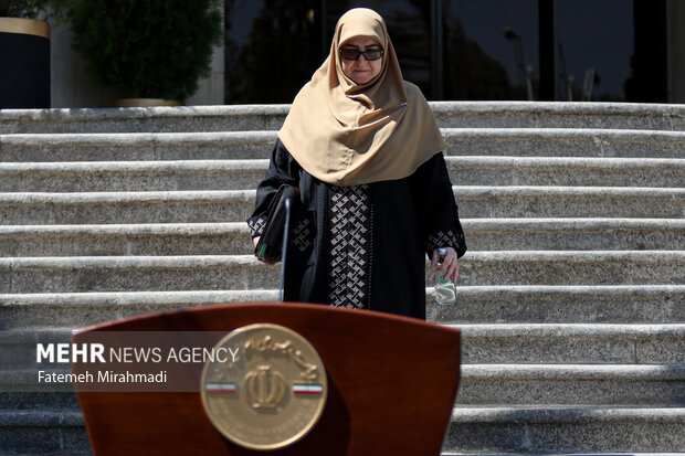 Sidelines of Iranian cabinet meeting on Wed.
