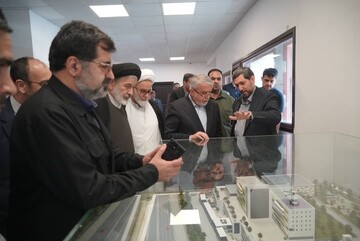 بازدید وزیر میراث‌فرهنگی از روند احداث بیمارستان فوق‌تخصصی نور قم