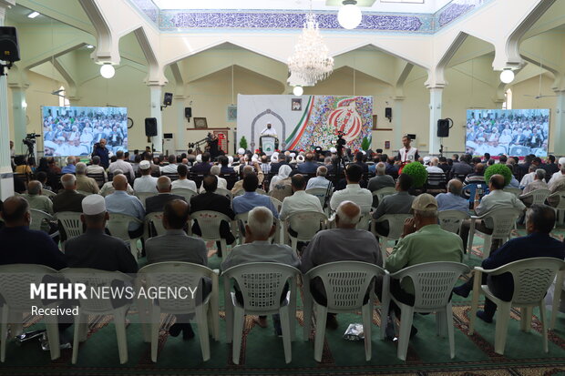 جشن هفته وحدت در مسجد جامع شهر اوز