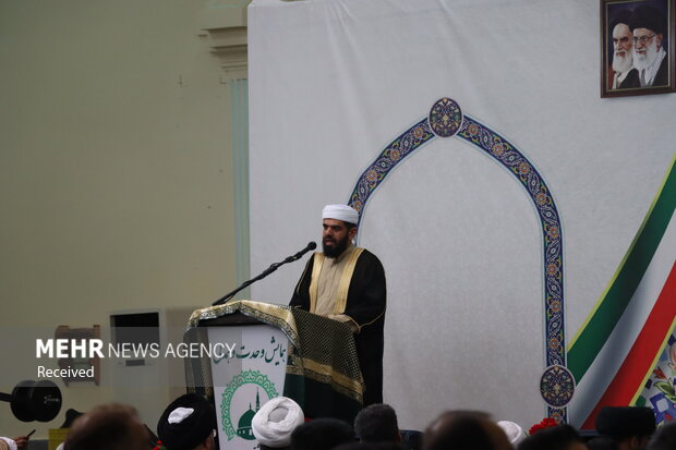 جشن هفته وحدت در مسجد جامع شهر اوز