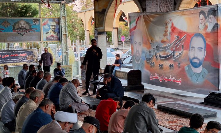 مراسم سالگرد شهادت شهید مدافع حرم حاج اکبر نظری برگزار شد مراسم سالگرد شهادت شهید مدافع حرم حاج اکبر نظری برگزار شد